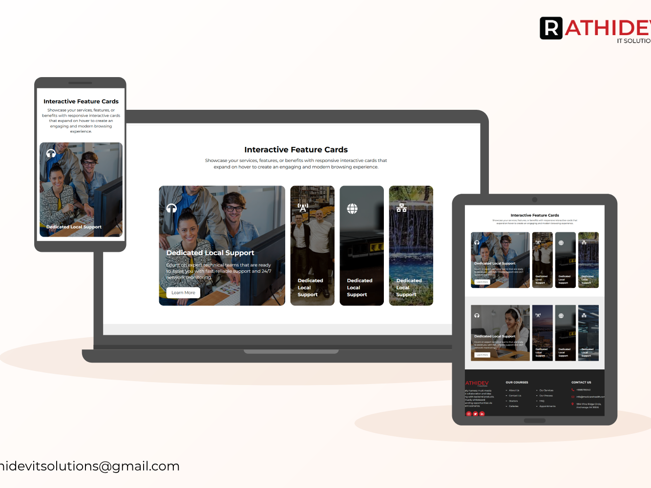 100% Responsive Across Devices